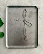 [10%OFF] GEM NECKLACE + GRID CHAIN 01
