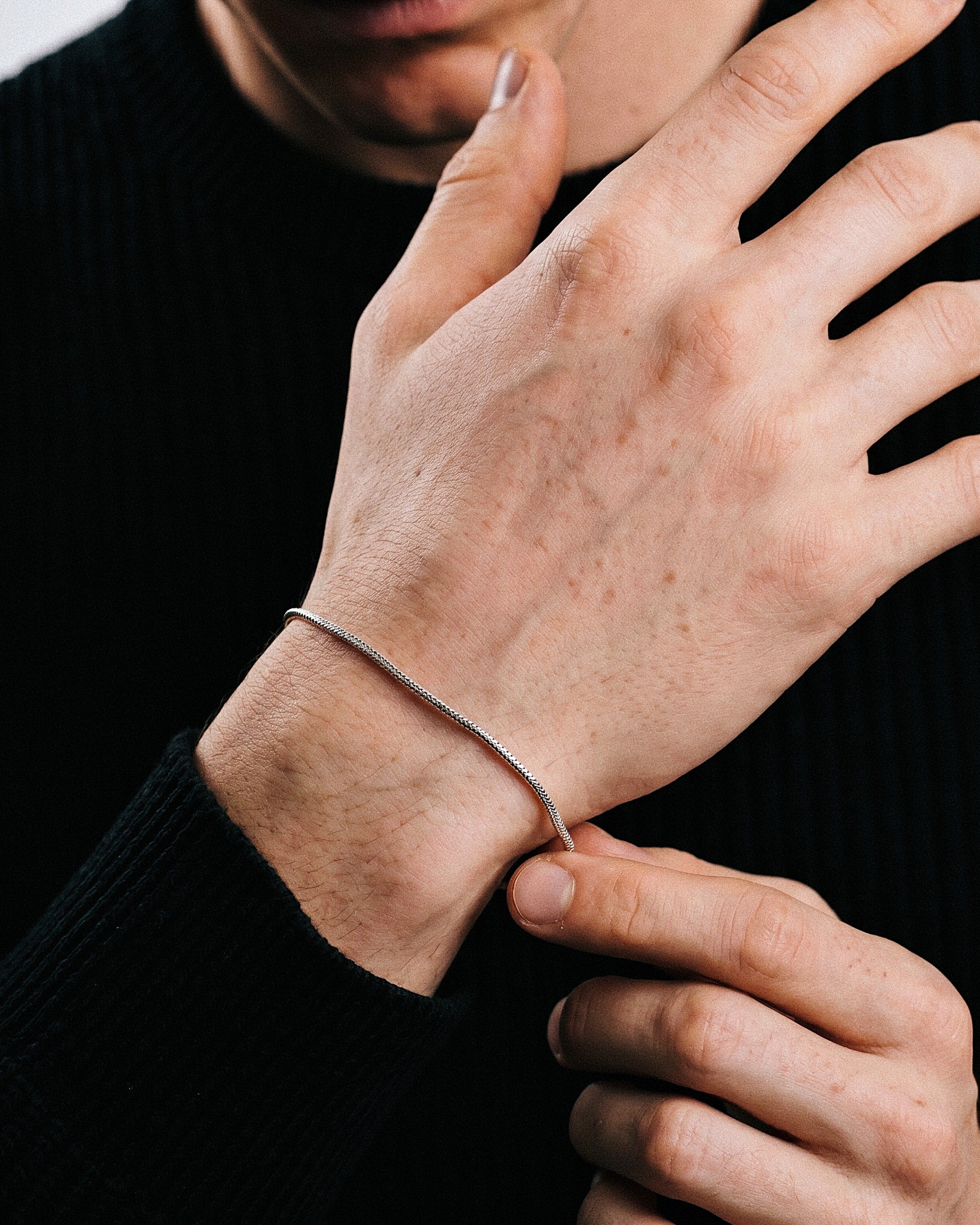 PULSERA SOLID CHAIN 01